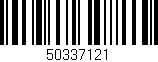 Código de barras (EAN, GTIN, SKU, ISBN): '50337121'