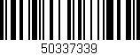 Código de barras (EAN, GTIN, SKU, ISBN): '50337339'