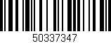 Código de barras (EAN, GTIN, SKU, ISBN): '50337347'