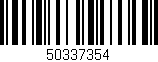 Código de barras (EAN, GTIN, SKU, ISBN): '50337354'