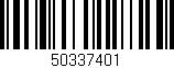 Código de barras (EAN, GTIN, SKU, ISBN): '50337401'