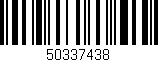 Código de barras (EAN, GTIN, SKU, ISBN): '50337438'