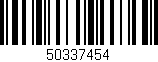 Código de barras (EAN, GTIN, SKU, ISBN): '50337454'