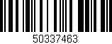 Código de barras (EAN, GTIN, SKU, ISBN): '50337463'