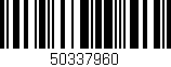 Código de barras (EAN, GTIN, SKU, ISBN): '50337960'
