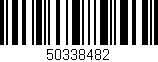 Código de barras (EAN, GTIN, SKU, ISBN): '50338482'