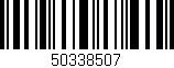 Código de barras (EAN, GTIN, SKU, ISBN): '50338507'