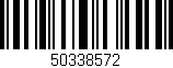 Código de barras (EAN, GTIN, SKU, ISBN): '50338572'