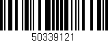 Código de barras (EAN, GTIN, SKU, ISBN): '50339121'