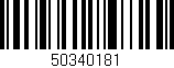 Código de barras (EAN, GTIN, SKU, ISBN): '50340181'