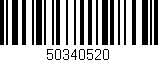 Código de barras (EAN, GTIN, SKU, ISBN): '50340520'
