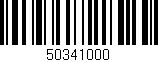 Código de barras (EAN, GTIN, SKU, ISBN): '50341000'
