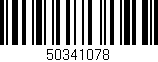 Código de barras (EAN, GTIN, SKU, ISBN): '50341078'