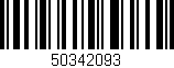Código de barras (EAN, GTIN, SKU, ISBN): '50342093'