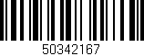 Código de barras (EAN, GTIN, SKU, ISBN): '50342167'