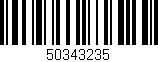 Código de barras (EAN, GTIN, SKU, ISBN): '50343235'