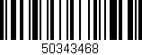 Código de barras (EAN, GTIN, SKU, ISBN): '50343468'