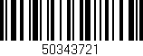 Código de barras (EAN, GTIN, SKU, ISBN): '50343721'