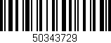Código de barras (EAN, GTIN, SKU, ISBN): '50343729'