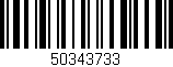 Código de barras (EAN, GTIN, SKU, ISBN): '50343733'