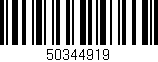 Código de barras (EAN, GTIN, SKU, ISBN): '50344919'