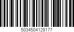 Código de barras (EAN, GTIN, SKU, ISBN): '5034504129177'