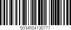 Código de barras (EAN, GTIN, SKU, ISBN): '5034504130777'