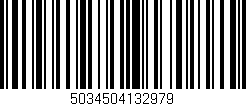 Código de barras (EAN, GTIN, SKU, ISBN): '5034504132979'