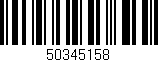 Código de barras (EAN, GTIN, SKU, ISBN): '50345158'