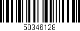 Código de barras (EAN, GTIN, SKU, ISBN): '50346128'
