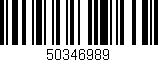 Código de barras (EAN, GTIN, SKU, ISBN): '50346989'