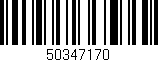 Código de barras (EAN, GTIN, SKU, ISBN): '50347170'