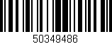 Código de barras (EAN, GTIN, SKU, ISBN): '50349486'