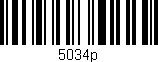 Código de barras (EAN, GTIN, SKU, ISBN): '5034p'