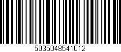 Código de barras (EAN, GTIN, SKU, ISBN): '5035048541012'