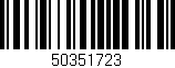 Código de barras (EAN, GTIN, SKU, ISBN): '50351723'