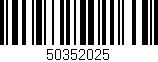 Código de barras (EAN, GTIN, SKU, ISBN): '50352025'
