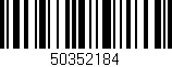 Código de barras (EAN, GTIN, SKU, ISBN): '50352184'