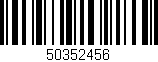 Código de barras (EAN, GTIN, SKU, ISBN): '50352456'