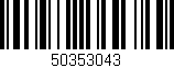 Código de barras (EAN, GTIN, SKU, ISBN): '50353043'