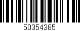 Código de barras (EAN, GTIN, SKU, ISBN): '50354385'