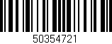 Código de barras (EAN, GTIN, SKU, ISBN): '50354721'