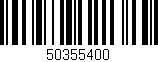 Código de barras (EAN, GTIN, SKU, ISBN): '50355400'