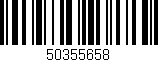 Código de barras (EAN, GTIN, SKU, ISBN): '50355658'