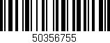 Código de barras (EAN, GTIN, SKU, ISBN): '50356755'