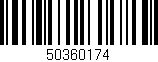 Código de barras (EAN, GTIN, SKU, ISBN): '50360174'