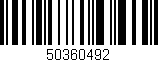 Código de barras (EAN, GTIN, SKU, ISBN): '50360492'