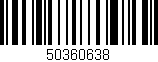 Código de barras (EAN, GTIN, SKU, ISBN): '50360638'