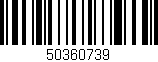 Código de barras (EAN, GTIN, SKU, ISBN): '50360739'