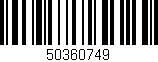 Código de barras (EAN, GTIN, SKU, ISBN): '50360749'